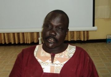Nhial Bol Aken, The Citizen’s editor-in-chief, in the South Sudanese capital, Juba, on 12 December 2010 (ST)