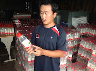 Owen Yu Chuanwen, the manager of the Bentiu Water factory. 14 July 2013 (ST)