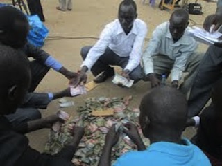 Money donated at the fundraising event in Bor (ST)