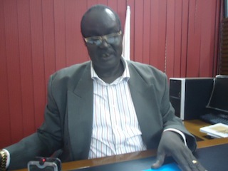 Gabriel Gai Riam, Jonglei state's minister of cabinet and parliamentary affairs, a position he has helding since 2010. (ST)
