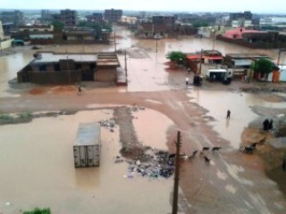 A flooded area in Sudan (OCHA)