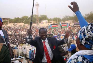 James Wani, new South Sudanese vice-president (Photo Moses Lomayat)