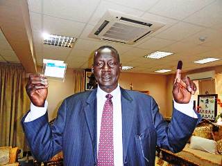 South Sudan former cabinet affairs minister Deng Alor Koul(Photo: Larco Lomayat)