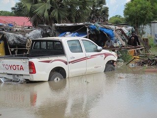 Rising flood waters have affected almost three-quarters of Jonglei's Bor town (ST)
