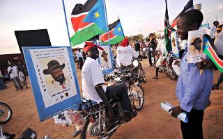 An election rally in Juba, South Sudan (Getty)
