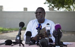 South Sudan's former vice president, Riek Machar (AP/Mackenzie Knowles-Coursin)