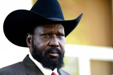 South Sudanese president Salva Kiir stopped attending church services after he was offended by comments made by a senior priest in January (File)