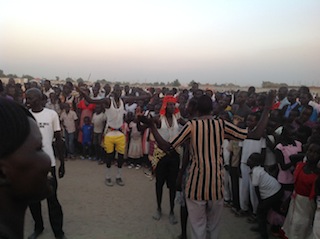 Nuer traditional cultural dancers on Sunday at Bentiu Indepedent stadium in Unity state. 10 November 2013 (ST)