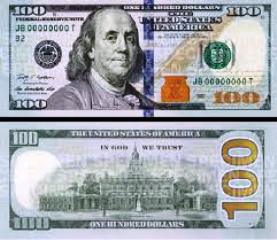 The newly issued US dollar notes (Source: FRB)