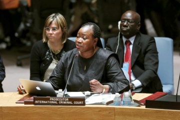 Prosecutor of the International Criminal Court (ICC)  Fatou Bensouda, addresses the United Nations Security Council December 11, 2013 (UN Photo)