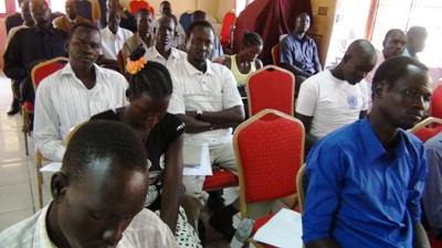 Jonglei youth attending the constitutional consultative workshop in Bor town, December 10, 2013 (ST)