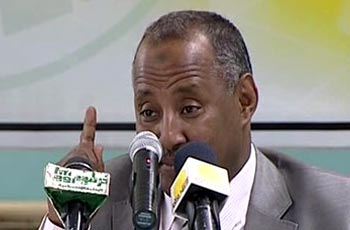 Sudan Central Bank governor Abdel-Rahman Hassan (Ashorooq TV)