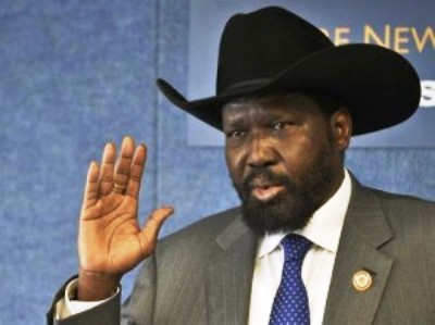 The South Sudanese President Salva Kiir (AFP/Nicholas Kamm)