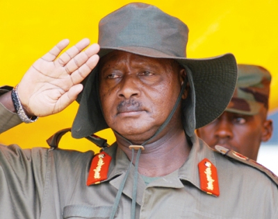 Uganda leader Yoweri Museveni Kaguta (New Vision photo)