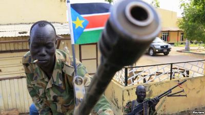 SPLA forces in the flashpoint town of Malakal in Upper Nile state (Reuters)