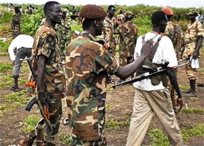 South Sudan Liberation Army’s (SSLA) rebels in Unity state, August 2011 (ST)