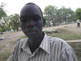Manyok Ayuen Malou in Bor, Jonglei state, South Sudan. February 6, 2014 (ST)