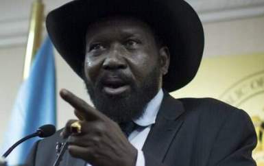 South Sudan President Salva Kiir has denied forming a private army, saying a youth-driven reserve force was a justified line of defence (AP)
