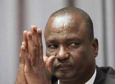 Head of the rebel delegation, Taban Deng Gai, attends the opening ceremony of South Sudan's negotiation in Addis Ababa, January 4, 2014. (Photo Reuters/Tiksa Negeri)