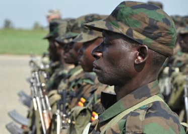 Both the South Sudan and Ugandan armies are believed to possess the necessary air power to drop cluster munitions (AFP)