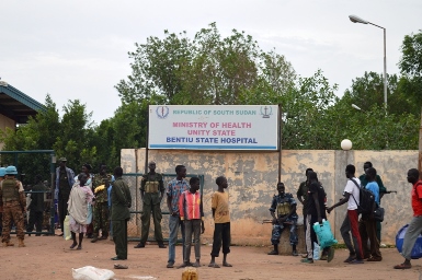 It is alleged that civilians sheltering at Bentiu's main hospital were deliberately targeted in the latest outbreak of ethnically motivated violence in South Sudan (Photo: UNMISS)