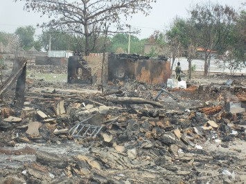 The destruction in Bentiu, the capital of South Sudan's oil-rich Unity state, which has changed hands several times during the conflict (Photo: Amnesty International)