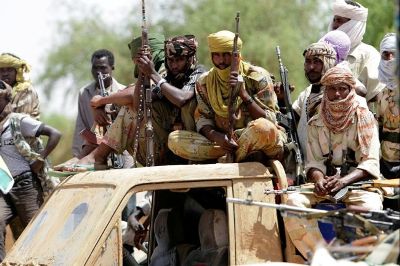 Fighters from Sudan’s Justice and Equality (JEM) Movement pictured in El-Fasher, northern Darfur, on 25 July 2011 (Photo: Ashraf Shazly AFP/Getty)
