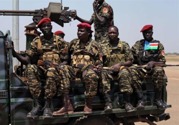 South Sudan has defended the presence of foreign troops in the country, which are providing military support to the national army as it attempts to contain a spiralling rebellion in the country (AFP)