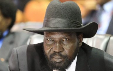 South Sudanese president Salva Kiir