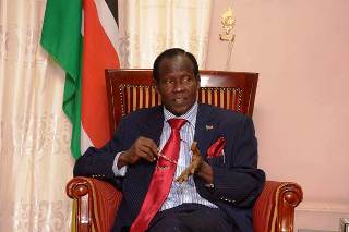 South Sudan's new vice-president, James Wani Igga (Photo: Larco Lomayat)