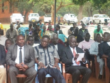 Dignitaries and government officials gathered for prayers at Saint Mary’s Catholic Church in Western Bahr el Ghazal state capital Wau to commemorate Martyrs’ Day on 30 July 2014 (ST)