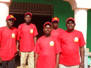 Members of South Sudan's Red Army Foundation in Western Bahr el Ghazal state on 29 July 2014 (ST)