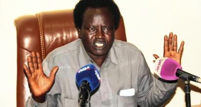 South Sudan civil society alliance chairperson Deng Athuai Mawiir (Credit: Radio Tamajuz)