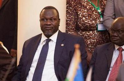 South Sudan rebel chief Riek Machar attends the IGAD Assembly of Heads of State and Government  on June 11, 2014 in Addis Ababa - (Photo AFP/Zacharias Abubeker)