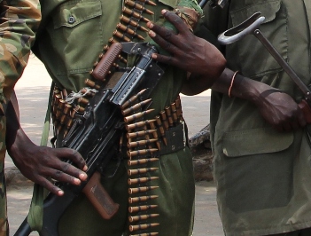 Arms and light weapons have been used by both warring parties in South Sudan to commit abuses (Photo courtesy of SSANSA)