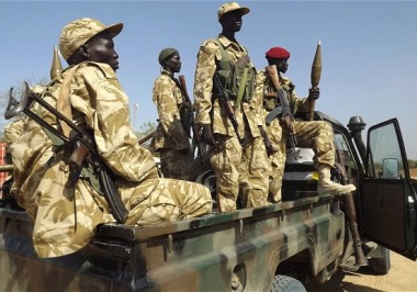 The South Sudanese army (SPLA) has been attempting to quell a rebellion led by former vice-president Riek Machar since December 2013 (AFP)