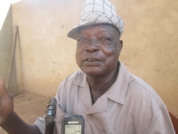 The former deputy governor of South Sudan's Western Bahr el Ghazal state, Efisio Kon Uguak, on 21 August 2014 (ST)