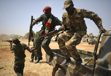 Troops from the South Sudanese army (SPLA) have been engaged in an armed struggle with rebel forces loyal to former vice-president Riek Machar since mid-December last year (Photo: Reuters)