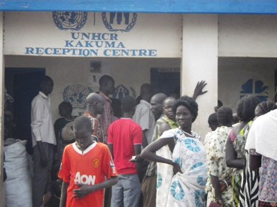 South Sudanese refugees at Kakuma refugee camp in Kenya, on 17 February 2014 (ST)
