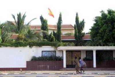 Spanish embassy in Khartoum (Photo AFP/ Ashraf Shazly)