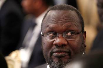 South Sudan's rebel leader Riek Machar attends the 28th extraordinary summit of the Intergovernmental Authority on Development (IGAD) for heads of state and government in Addis Ababa on 6 November 2014 (Photo: Reuters/Tiksa Negeri)
