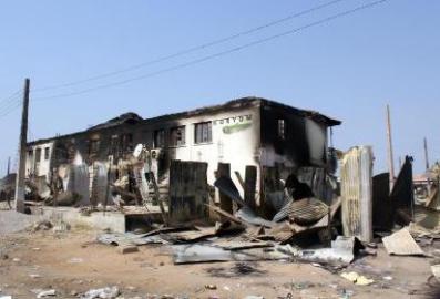 Shops in Jonglei state capital were torched and looted amid fierce fighting between government and rebel forces in December and January (Photo: AFP/Waakhe Simon Wudu)