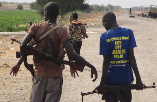Armed youths in Jonglei state's Duk county (ST)