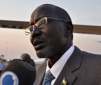 South Sudan's oil minister, Stephen Dhieu Dau.