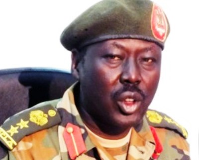 South Sudan army spokesperson Phillip Aguer (AP)