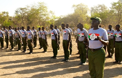 Undated picture extended to Sudan Tribune on 28 April 2015 by the Justice and Equality Movement showing their fighters during a training exercise