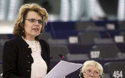 EU Parliament member Marie-Christine Vergiat (Photo GUE/NGL)