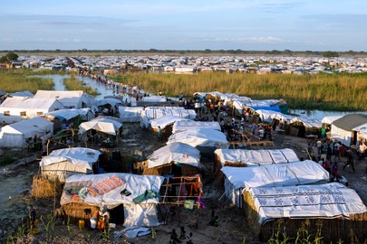 A view of the Protection of Civilians (POC) site near Bentiu, in Unity State, South Sudan (Photo UN/JC McIlwaine)