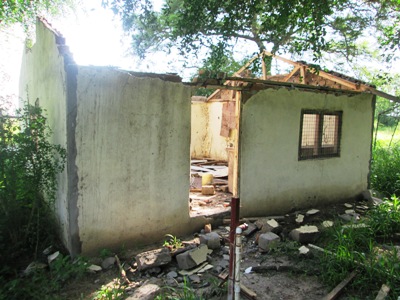 The remains of Duk Lost Boys hospital in Jonglei state (courtesy photo)