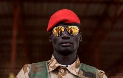 In this photo taken Tuesday, Feb. 24, 2015, a government soldier stands in the oil-rich town of Malakal (Photo AP)